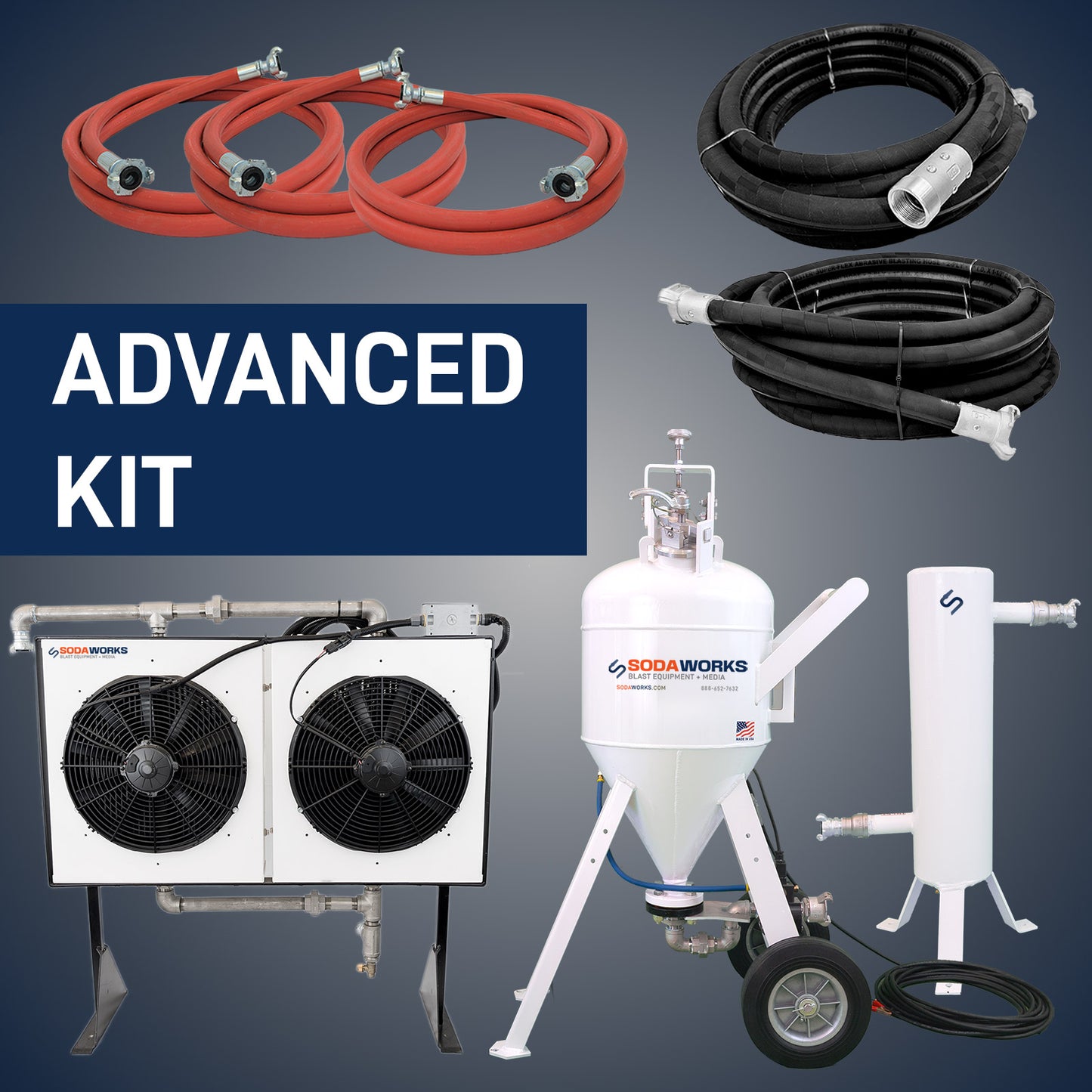 Soda Blasting System Advanced Kit by Soda Works
