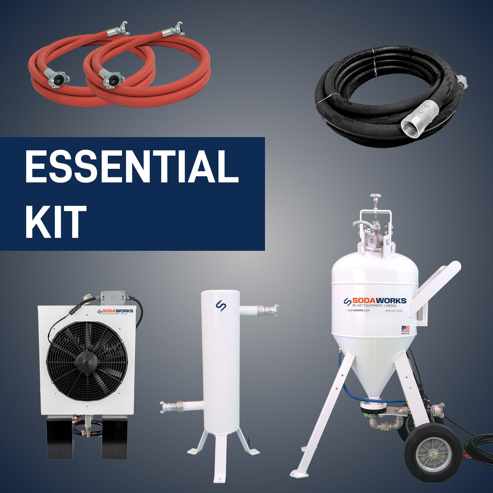 blasting gear Soda Blasting System Essential Kit by Soda Works