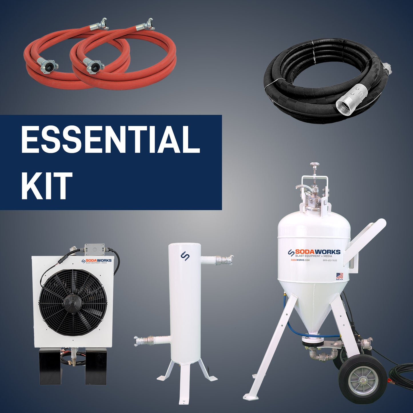 Soda Blasting System Essential Kit by Soda Works