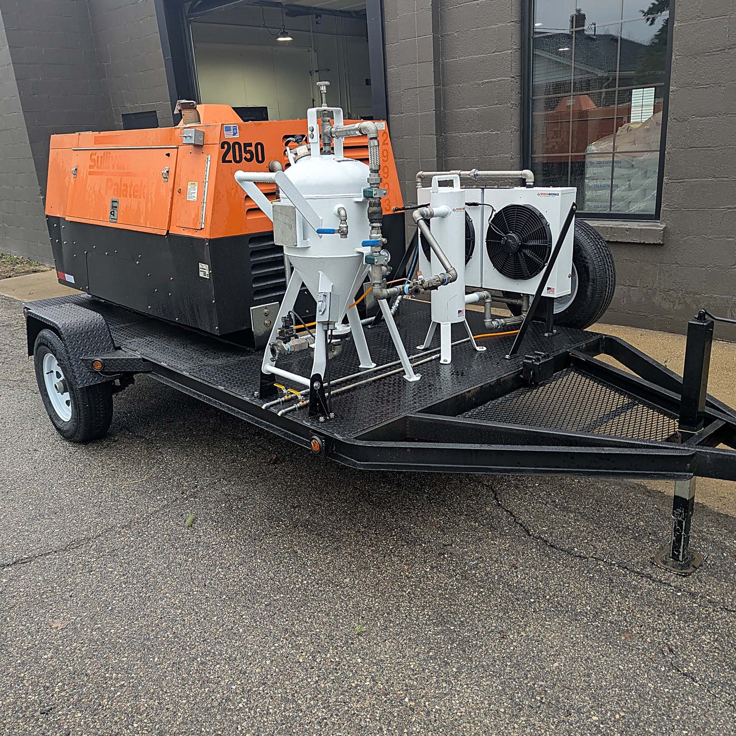 Pre Owned 2015 Soda Works Mobile System 210 CFM (32987, 875 Hours)