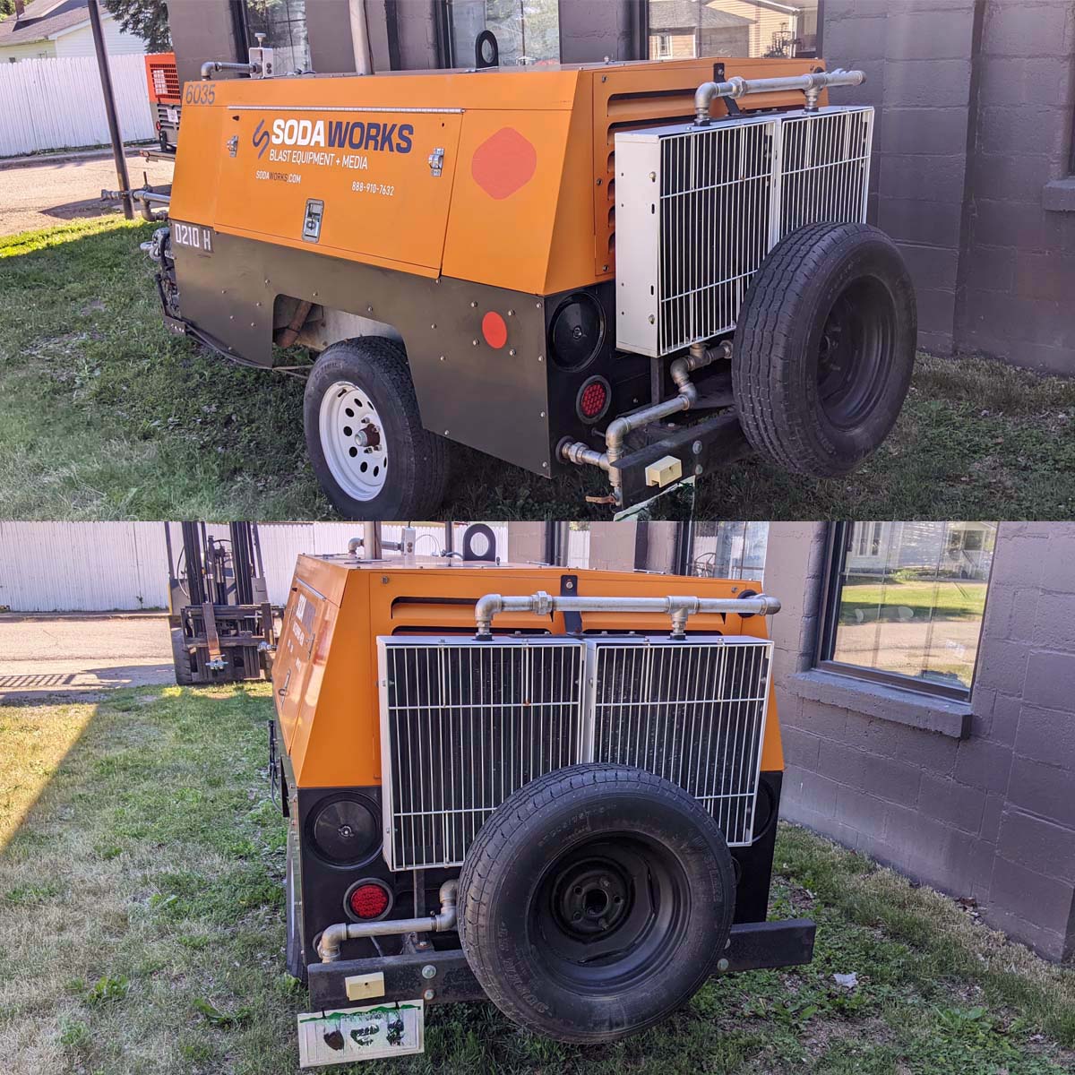 Pre Owned 2011 Soda Works Mobile System 210 CFM (29843, 100 Hours)