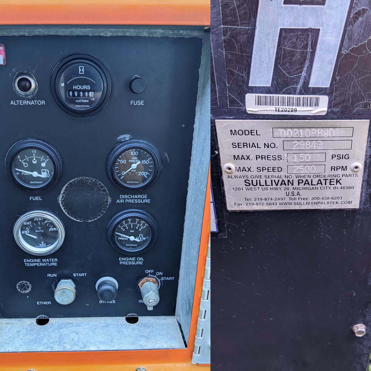 Pre Owned 2011 Soda Works Mobile System 210 CFM (29843, 100 Hours)