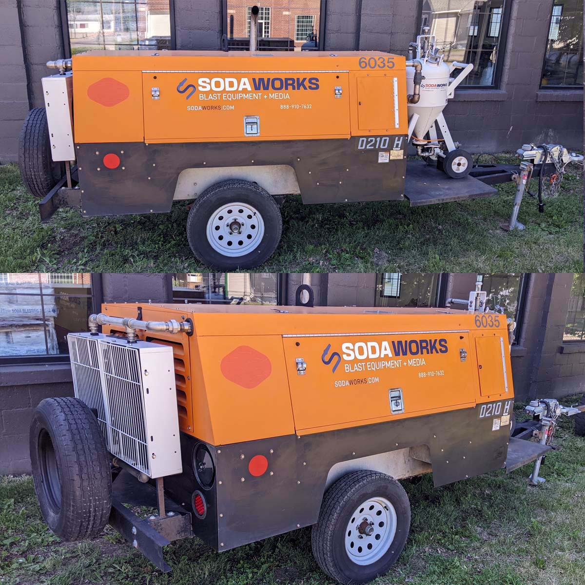 Pre Owned 2011 Soda Works Mobile System 210 CFM (29843, 100 Hours)