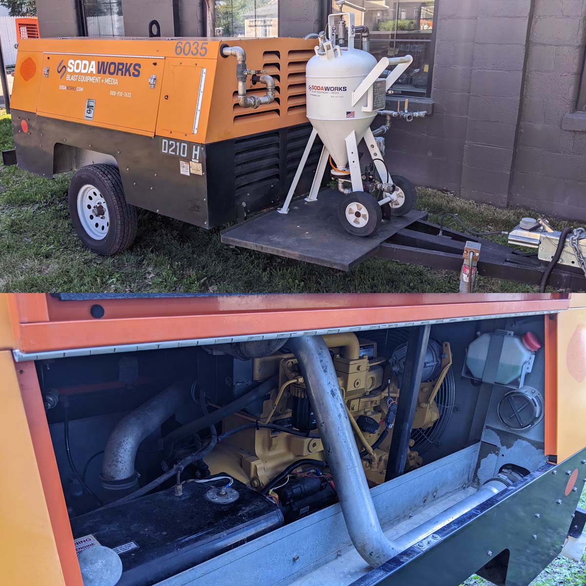 Pre Owned 2011 Soda Works Mobile System 210 CFM (29843, 100 Hours)